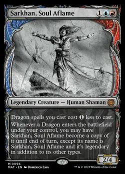 Sarkhan, Soul Aflame - Foil - Showcase NM, English MTG March of the Machine: The - Image 1