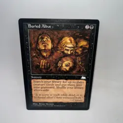 Buried Alive Uncommon Weatherlight Magic: The Gathering Lightly Played - Image 1