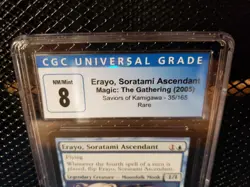 MTG ERAYO, SORATAMI ASCENDANT SAVIORS OF KAMIGAWA NEAR MINT/MINT CGC GRADED 8! - Image 2