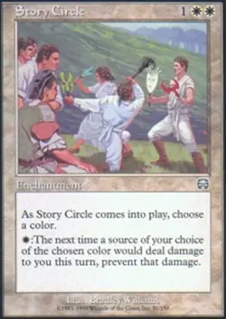 [1x] Story Circle - Foil Slight Play, English Mercadian Masques MTG Magic - Image 1