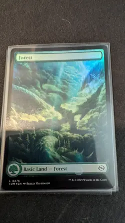 Forest 276, FOIL, Tarkir Dragonstorm, Pack Fresh - Image 1