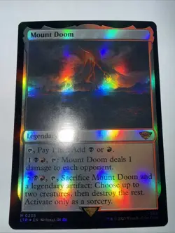 Mount Doom Universes Beyond: the Lord of the Rings: Tales of Middle-Earth Foil - Image 1