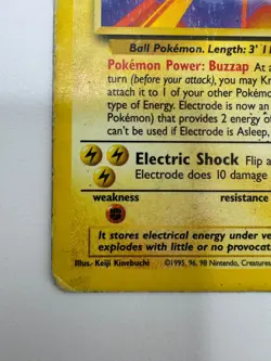 Pokemon TCG - Electrode (HP) and Voltorb (NM) - Base Set Unlimited - Image 4