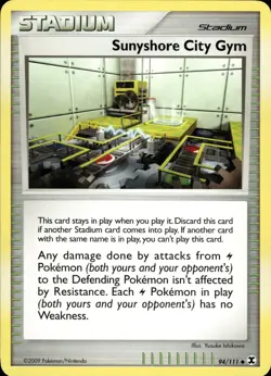 Sunyshore City Gym 94/111 | Platinum - Rising Rivals | Pokemon | ENG | Uncommon - Image 1