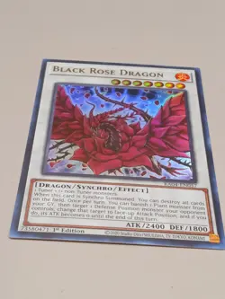 Yugioh! Black Rose Dragon - RA04-EN057 - Ultra Rare - 1st Edition Near Mint, Eng - Image 1