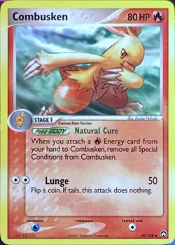 Combusken 29/108 Uncommon Power Keepers Pokemon Near Mint - Image 1