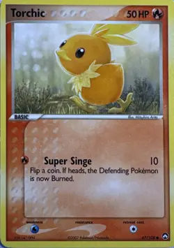 Torchic 67/108 Common Power Keepers Pokemon Lightly Played - Image 1