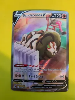 Sandaconda V - 252/264 - Pokemon Fusion Strike Sword Shield Alternate Art NM - Image 1