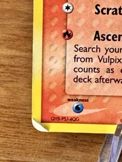 Pokemon Card - Vulpix Hidden Legends 81/101 Common Reverse Holo - Image 2