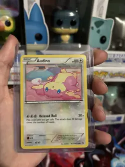 Pokemon TCG Audino RC17/RC25 Legendary Treasures Radiant Collection Holo 80 HP … - Image 1