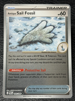 Sail Fossil 069/088 - Reverse Holo - Pokemon TCG: Perfect Order - English NM - Image 1