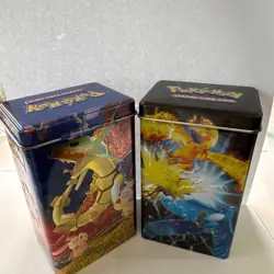 Vintage 2004 Pokemon TCG Rayquaza Legendary Birds EX Deck Collectors Tins EMPTY - Image 1