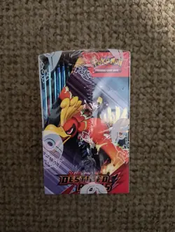 1 x Pokemon TCG Destined Rivals Half Booster Box - Brand New Factory Sealed - Image 2
