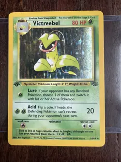 Victreebel 1st Edition Holo Holographic Pokemon Jungle #14/64 - Image 3