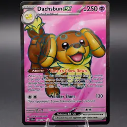 Dachsbun ex 160/142 Ultra Rare SV07: Stellar Crown Pokemon TCG LP - Image 1