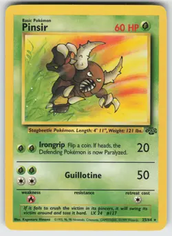 Pinsir (25) Rare Jungle 25/64 Pokemon - Image 1