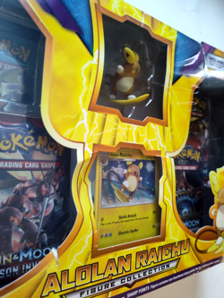 2017 Pokemon TCG Alolan Raichu Figure Collection Box - Damaged box and Sealed - Image 4