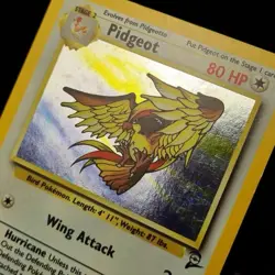 Pokemon Pidgeot Base Set 2 14/130 Holo Rare English TCG - Image 3