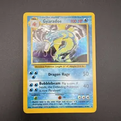 Pokemon TCG Gyarados Base Set 6/102 Holo 1999-2000 Wizards Base Set - Image 3