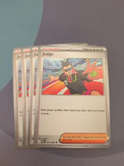 4x Judge 076/088 - NM Perfect Order Pokemon Playset - Image 1