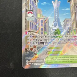 Pokemon Lumiose City Trainer Stadium Full Art Holo Ultra Rare 111/088: POR - Image 3