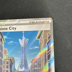 Pokemon Lumiose City Trainer Stadium Full Art Holo Ultra Rare 111/088: POR - Image 5