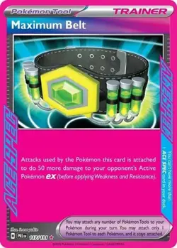 Maximum Belt (#117/131) - Holofoil SV - Prismatic Evolutions LP Pokemon - Image 1