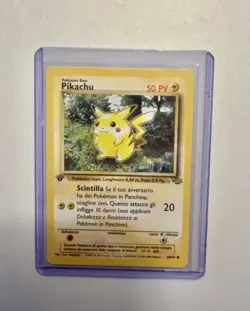 Pikachu 60/64 1st Edition Jungle Set Italian Pokemon TCG NM - Image 1