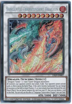 Yugioh - Sangenpai Transcendent Dragion 25LP-EN007 Limited - Limited Pack World - Image 1
