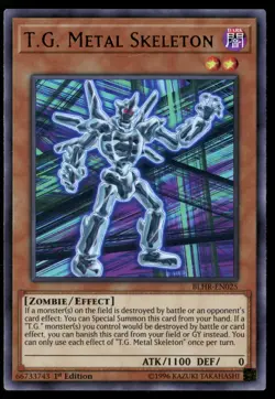 T.G. Metal Skeleton BLHR-EN025 Ultra Rare Yu-Gi-Oh 1st Edition Near Mint - Image 1