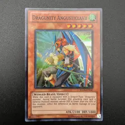 YuGiOh Dragunity Angusticlavii HA04-EN047 Super Rare Unlimited NM - Image 1