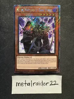 Yugioh Sillva, Warlord of Dark World (Platinum Secret Rare) RA03-EN158 NM 1st Ed - Image 1