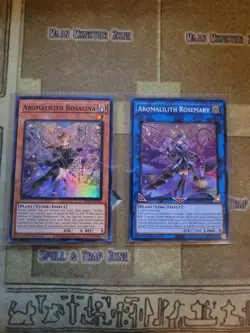 YUGIOH AROMALILITH ROSALINA + AROMALILITH ROSEMARY PHNI SUPER 1ST ED NM - Image 2