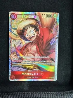 Monkey.D.Luffy ST10-006 SR, 1st edition, foil, phima, jet pistol art, tag gear 5 - Image 3