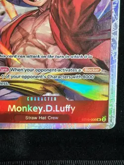 Monkey.D.Luffy ST10-006 SR, 1st edition, foil, phima, jet pistol art, tag gear 5 - Image 4
