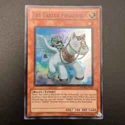 YuGiOh The Fabled Peggulsus HA04-EN041 Super Rare Unlimited NM - Image 1