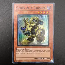 YuGiOh Genex Ally Crusher HA04-EN039 Super Rare Unlimited NM - Image 1