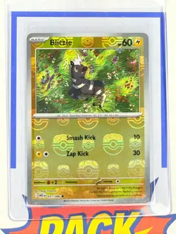 Blitzle Master Ball Reverse Holo White Flare Pokemon TCG 031/086 - Image 1