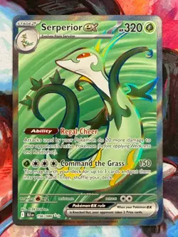 Serperior ex Full Art Ultra Rare Black Bolt Pokemon TCG 156/086 ⭐⭐ - Image 1