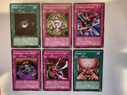Yugioh 1st Edition Near Mint Trap / Magic / Spell Card LOT Dark Hole EXT. (6) - Image 1
