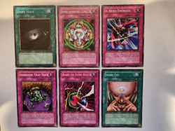 Yugioh 1st Edition Near Mint Trap / Magic / Spell Card LOT Dark Hole EXT. (6) - Image 2