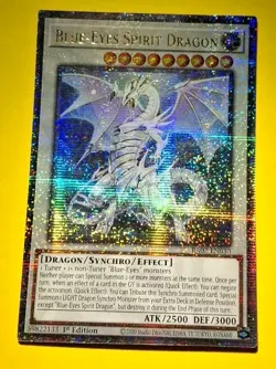 Blue-Eyes Spirit Dragon RA02-EN030 Quarter Century Secret Rare NM 1st Ed Yugioh! - Image 1