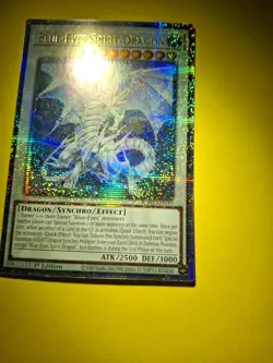 Blue-Eyes Spirit Dragon RA02-EN030 Quarter Century Secret Rare NM 1st Ed Yugioh! - Image 3
