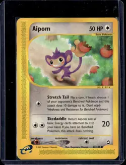 Aipom - 67/147 / Aquapolis 2002 (LP) / Pokemon TCG - Image 1