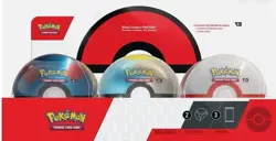 2024 Q4 Poke Ball Tin Display Pokemon TCG - Image 1