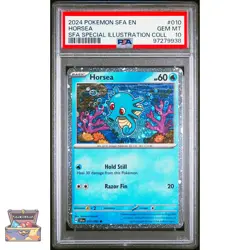 HORSEA SPECIAL ILLUSTRATION COLLECTION #010 POKEMON SFA 2024 PSA 10 KINDRA BOX - Image 1