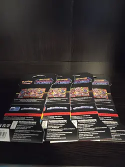 Pokemon TCG - PHANTASMAL FLAMES - Sleeved Booster Pack COMPLETE ART SET - 4Packs - Image 4