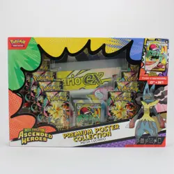 Lot of 2 Pokemon Ascended Heroes Premium Poster Collection Lucario - Image 2