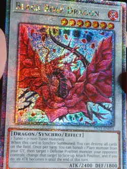 Yugioh Black Rose Dragon Quarter Century TN23-EN014 Near Mint - Image 3