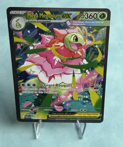 Mega Meganium ex 272/217 Pokemon Ascended Heroes Special Illustration Rare SIR - Image 1